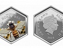 В Новой Зеландии выпущена монета с изображением медоносной пчелы