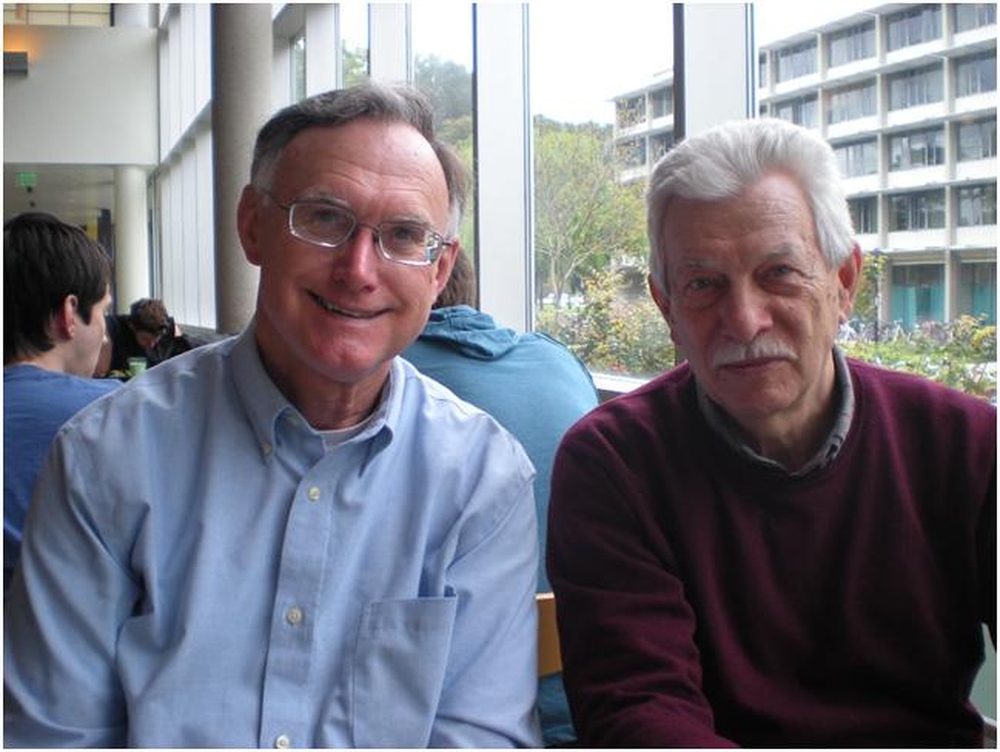 На снимке: Э. Массен и А. Пономарев в Университете Калифорнии в Дэвисе
