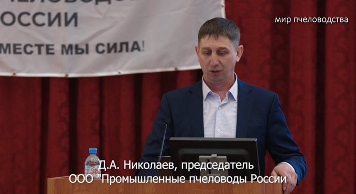 Николаев Д.А. Председатель ООО "Промышленные пчеловоды России"