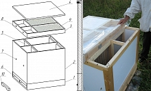 Усовершенствованный улей-лежак конструкции О. Голуба